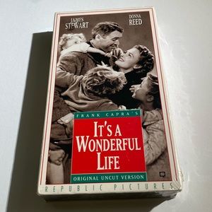 (VHS, 1993) It’s a Wonderful Life Christmas Movie
